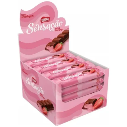 Chocolate Nestlé Sensação Morango 24un