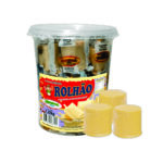 Doce Manamel Paçoca Rolhão c/ Cobertura de Chocolate Branco 20un